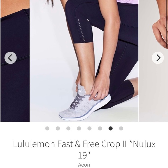 Lululemon Fast & Free Crop - Picture 3 of 7